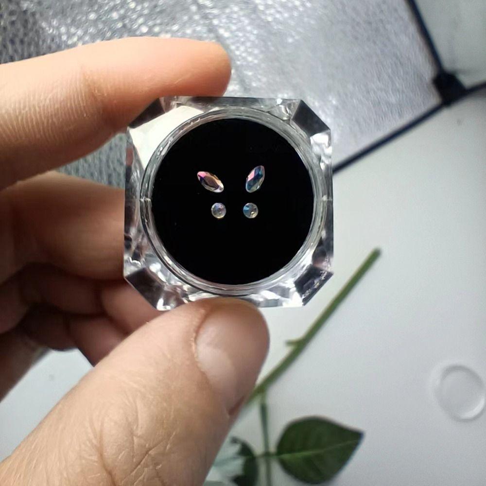 4Pcs/box Colorful Denture Ornament Dental Teeth Decoration Tooth Gems Teeth Jewelry