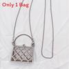 Mini Girl Bag With Water Dazzle Crystal Pattern For Daily Style