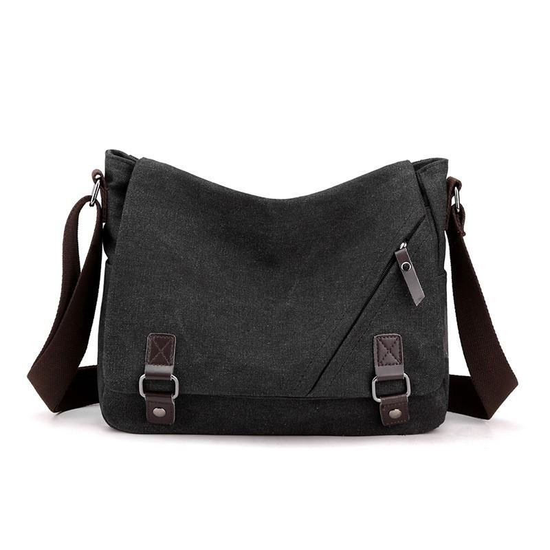 Lightweight Men's Bag Canvas Large-capacity Cross-body Multifunctional Fashionable Casual Shoulder