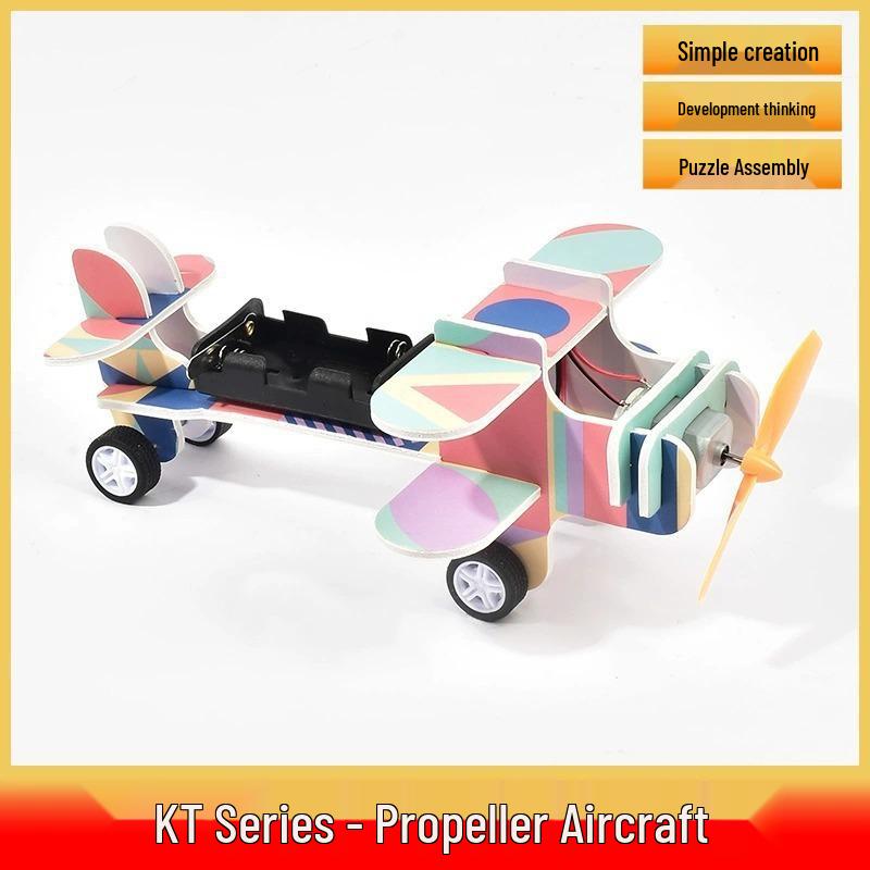 Kindergarten Airplane Science Experiment Kit: DIY Educational Toy for Kids' Inventions