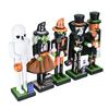Friendly Wooden Halloween Craft 25cm Vibranted Handmade Decoration Christmas Walnutcracker Figures