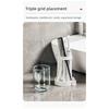 Toothbrush Holder with Dust Cover. Toothbrush Cup Holder with Drainage, Flow Guide, Storage Cup Holder. Home Multifunctional Dental Appliance Holder