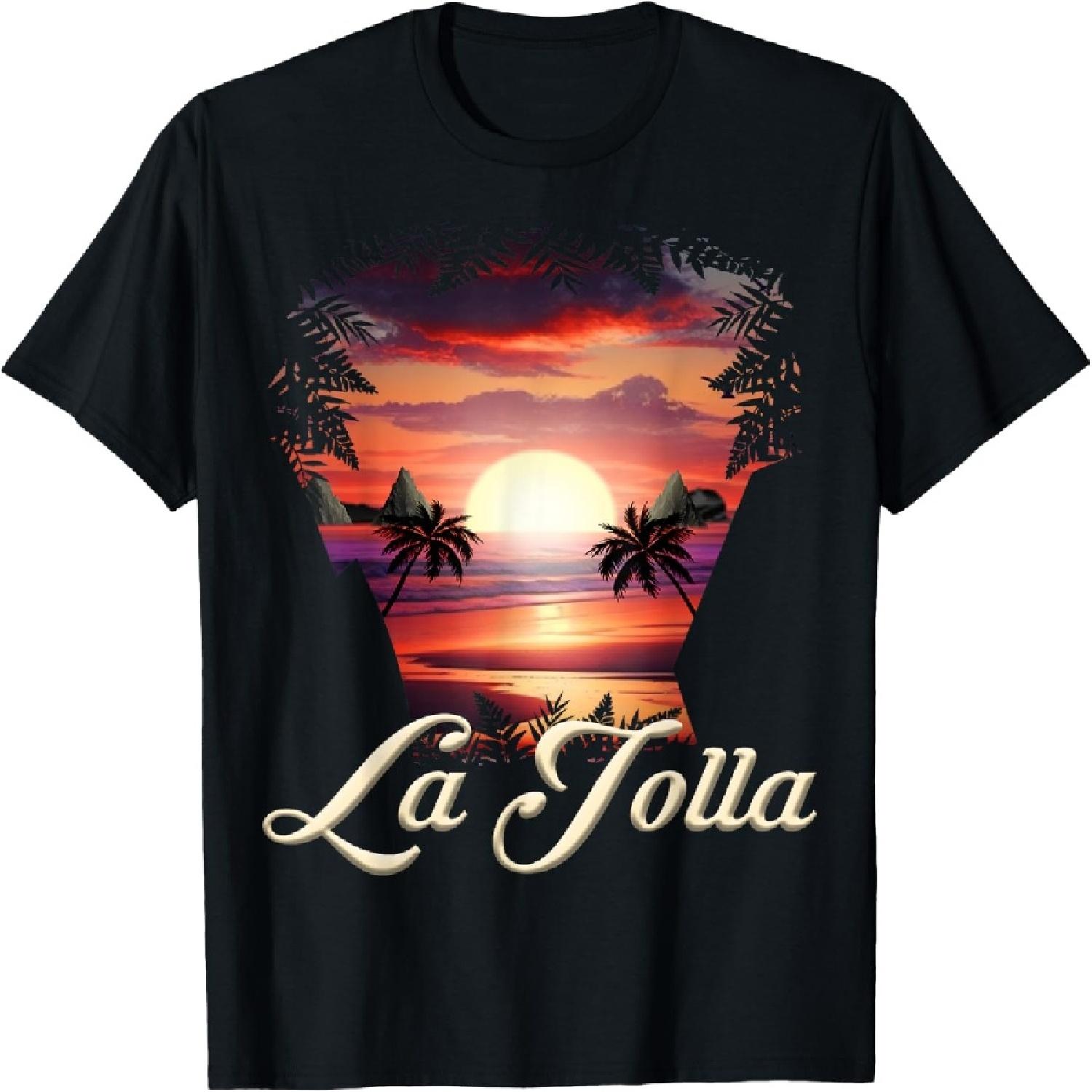 La Jolla Vibrant Sunset San Diego, California T-Shirt S
