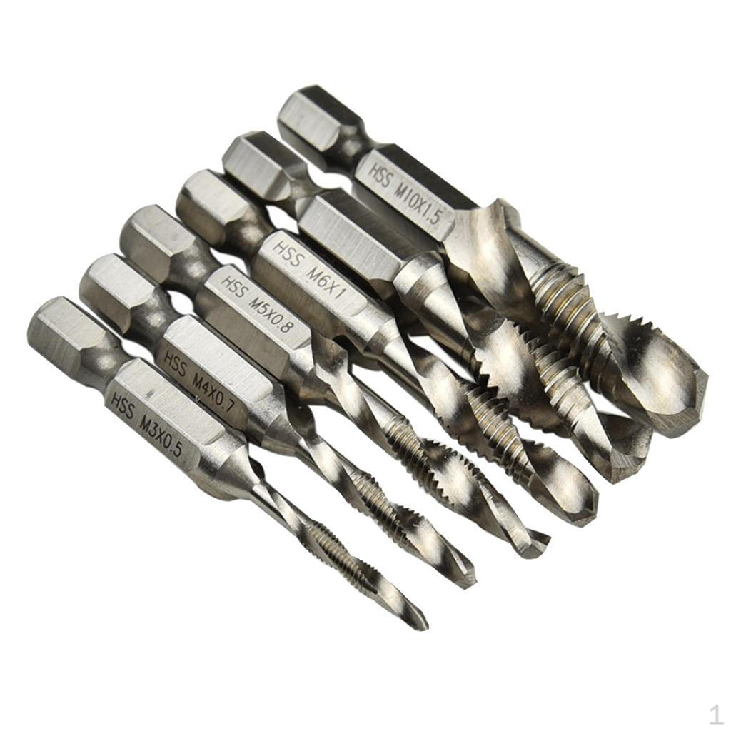 

1 Set Stubby Bits Steel Drill срібний