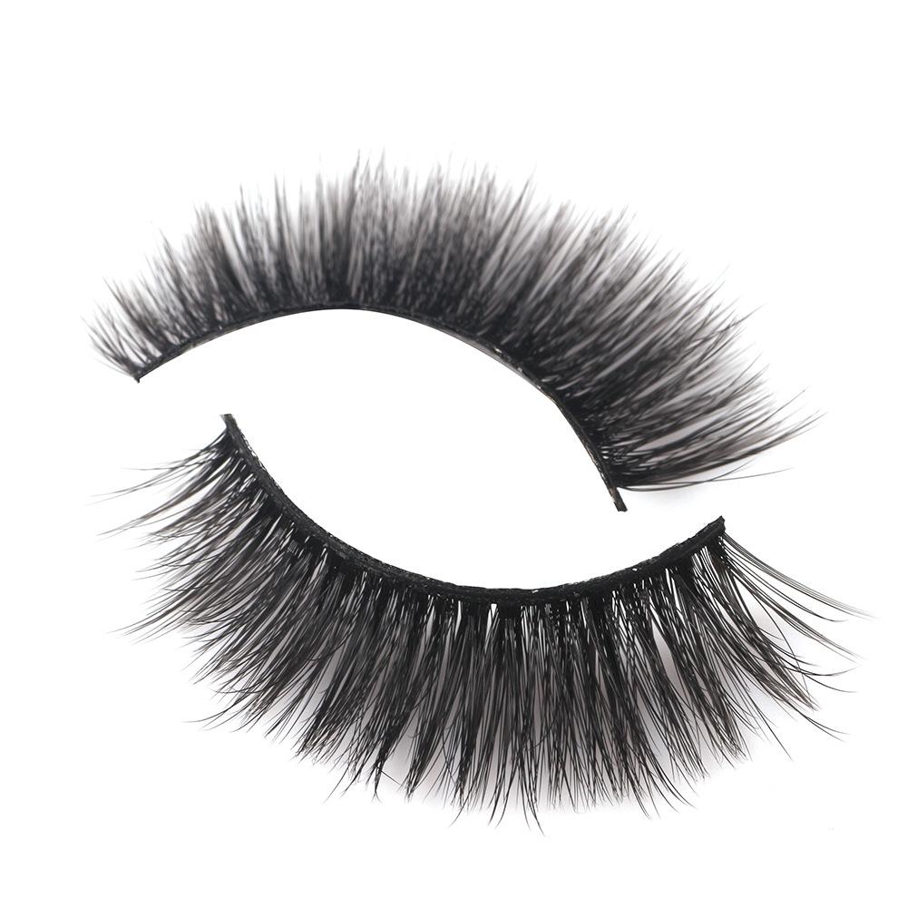 3D Faux Mink Fur False Eyelashes - Single Pair Packaging