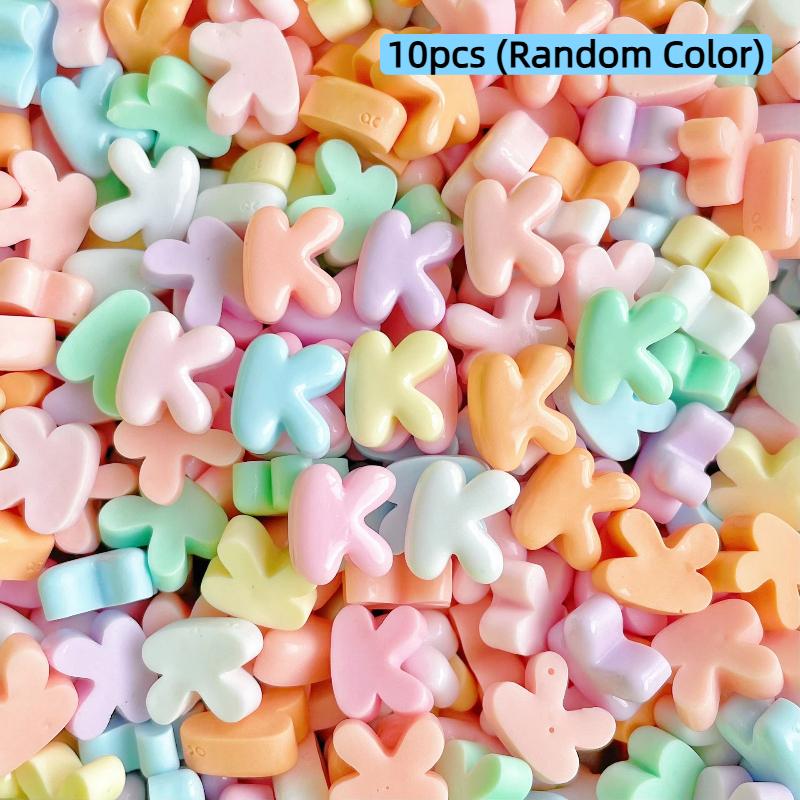Handmade Mini Letter Charms Cute Diy Phone Cases Hair Clips Shoes Accessories Random Color