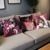 Kurumi Tokisaki Anime Kissenbezug Quadratisches Kissen Schlafzimmer Sofa Freizeit Komfort Kissen Auto Heimdekoration