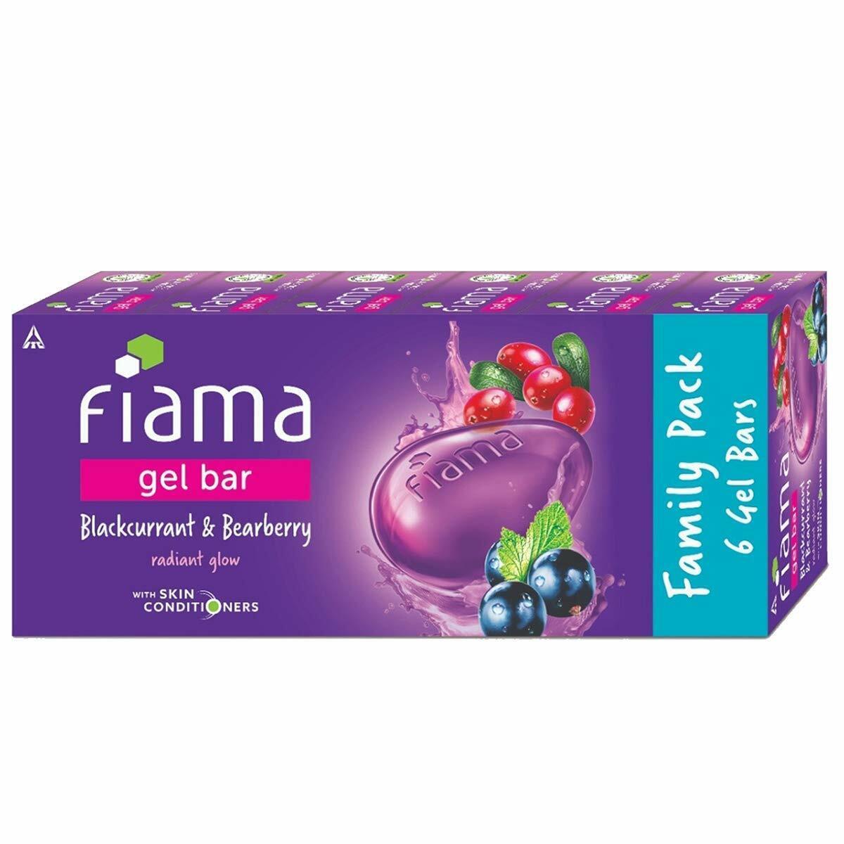 

Fiama Gel Bar Черная смородина и толокнянка с кондиционерами для кожи (125 г х 6 мыла)