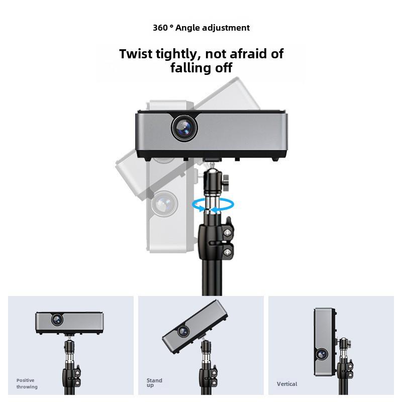 Suport Universal Proiector: Trepied de birou, de podea, telescopic, tavă de noptieră cu cap pan