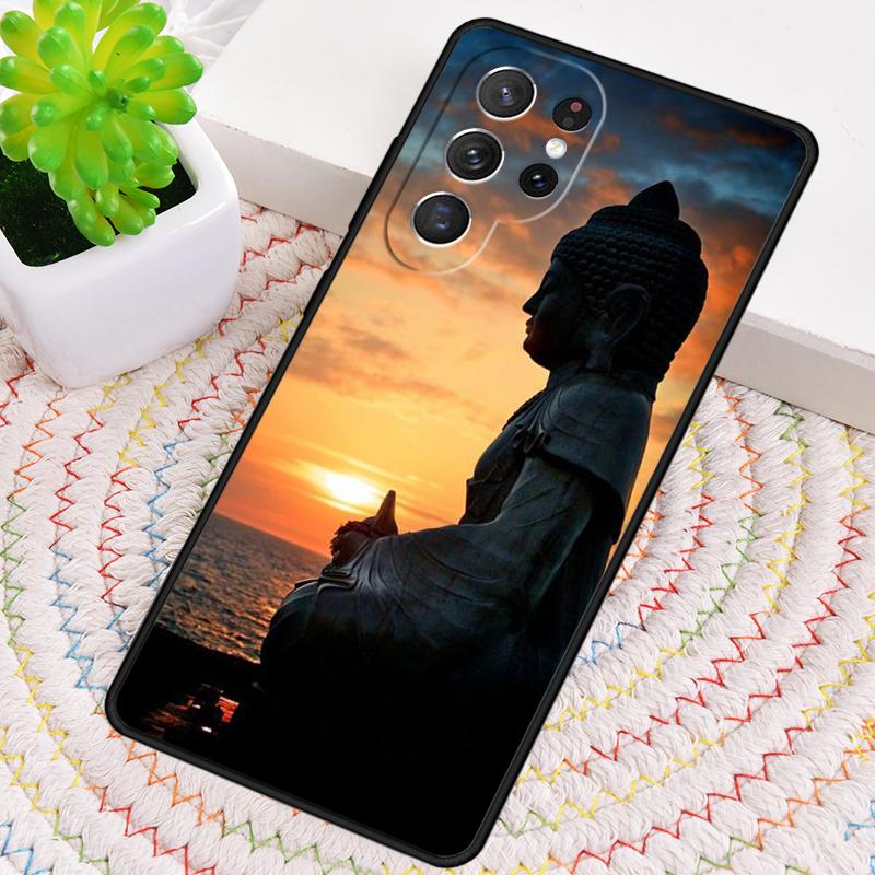 Buddhism Buddha Statue Vintage Gautama Phone Case for Samsung Galaxy Note 10 Pro S26 Ultra S23 S24 FE S25 S21 S22 PLUS Cover