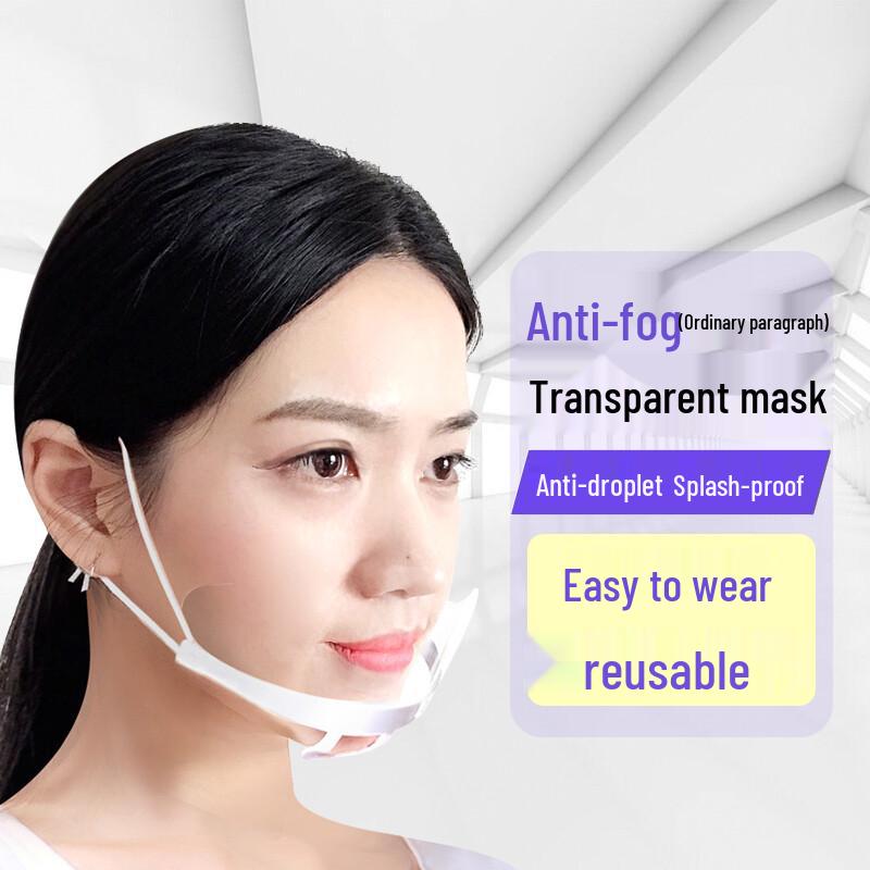 CNMF 8001 Transparent Anti-Fog Food Service Mask