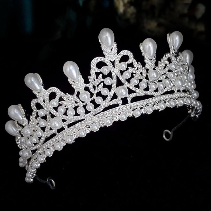 Elegant Bridal Tiara with Rhinestones Adjustable Crown for Wedding and Pageants Elegant Hairpiece Hair Accessories