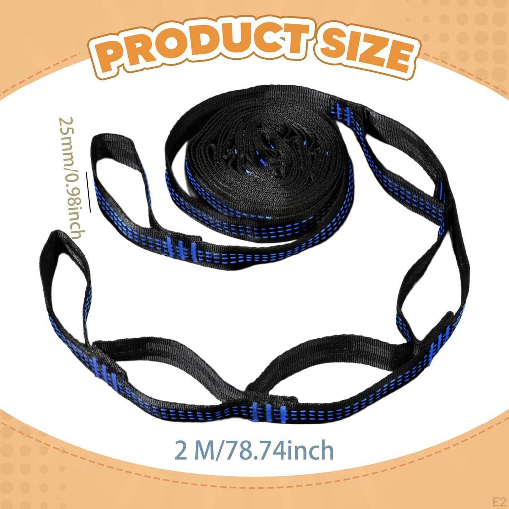 2x Tree Swing Hanging Straps for Party Hammock Hangings Chair