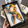 New silk scarf square scarf high-end women's versatile fashion simulation silk silk scarf scarf mulberry silk 71 small square scarf