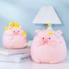 Pig Piggy Coin Bank Waterproof Safe Deposit Box Desktop Ornaments Savings Jar  Coins Cash