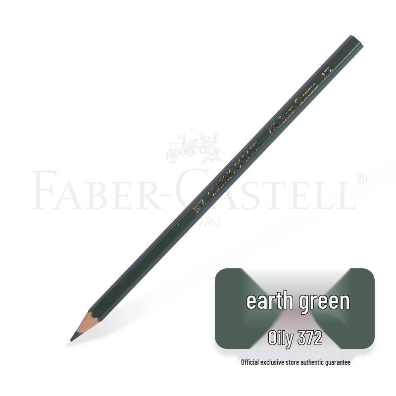 Faber-Castell Art Oil-Based Colored Pencils Set - Red, White, Black, and 60 Single and Complementary Colors.