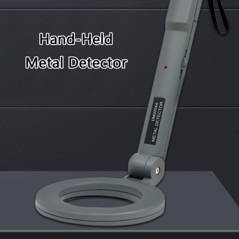 652F Handheld Metalldetektor Praktischer Zuverlässiger Faltbarer Metalldetektor für Präzise Detektion in Museen und Flughäfen