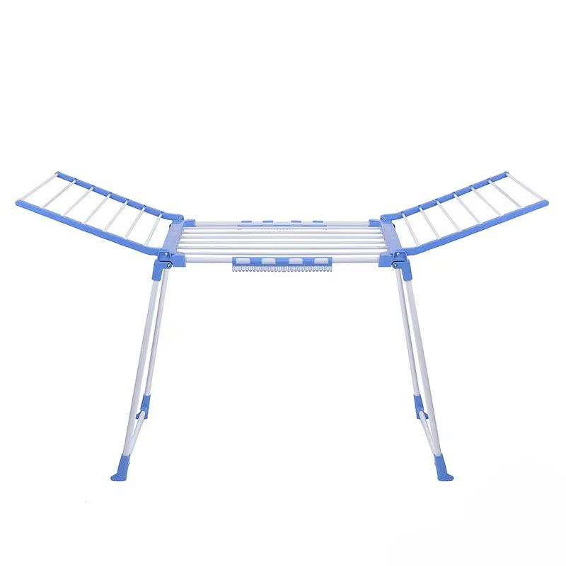 

Foldable Double-Wing Clothes & Towel Drying Rack - Free-Standing, Multi-Functional, Floor-Standing, Hot-Selling Model
