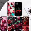Cherry summer fruit New High-End Cover Phone Case for iPhone SE XS XR 17 16E 12 11 Pro Max Mini Air