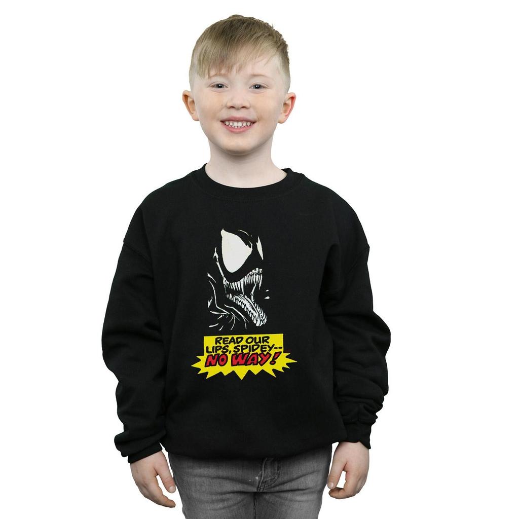 Marvel Boys Venom No Way Sweatshirt