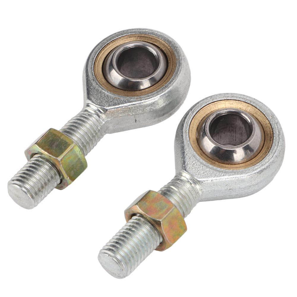 2Pcs Left Right Hand Thread Rod End Joint Bearing M10 Thread Rod End Bearing For ATV