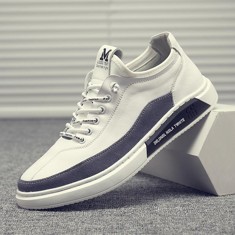 Welt Stitching Outsole Man Casual Shoes Sneakers Lace Up For Mens Leisure Shoes Comfortable Flat Loafers Canvas shoe 789