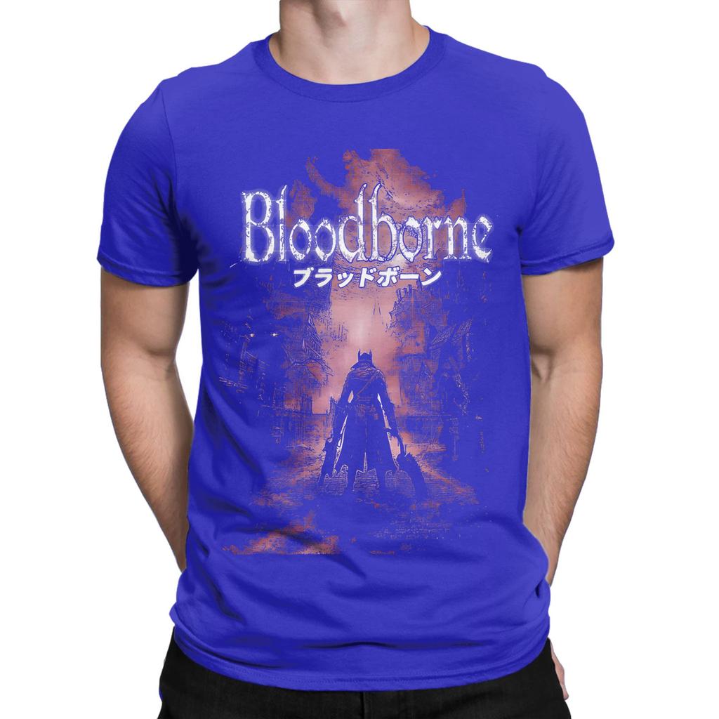 Oversized T Shirt Summer The Old Blood Hipster Tshirts Bloodborne Cotton Tee Shirt For Unisex Y2k Big Size Short Sleeve Clothes