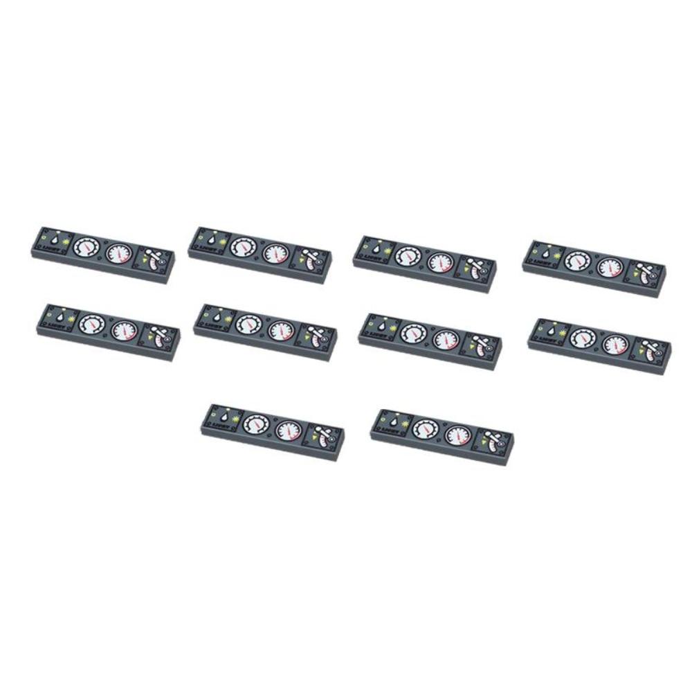 City Building Blocks Accessories Dashboard Audio Computer Control Center Radar Keyboard Mobile Phone Model Mini Brick Toy R054