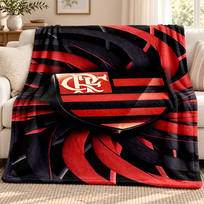 CR Flamengo blanket Flannel Blanket Soft Cozy Plush Throw for Sofa Bed Lightweight Home Decoration Outdoor camping