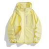 Summer Sunscreen Clothing Lightweight Casual Color Contrast Outdoor Long-sleeved Thin Cool Breathable Cycling Hooded Sunscreen Clothing