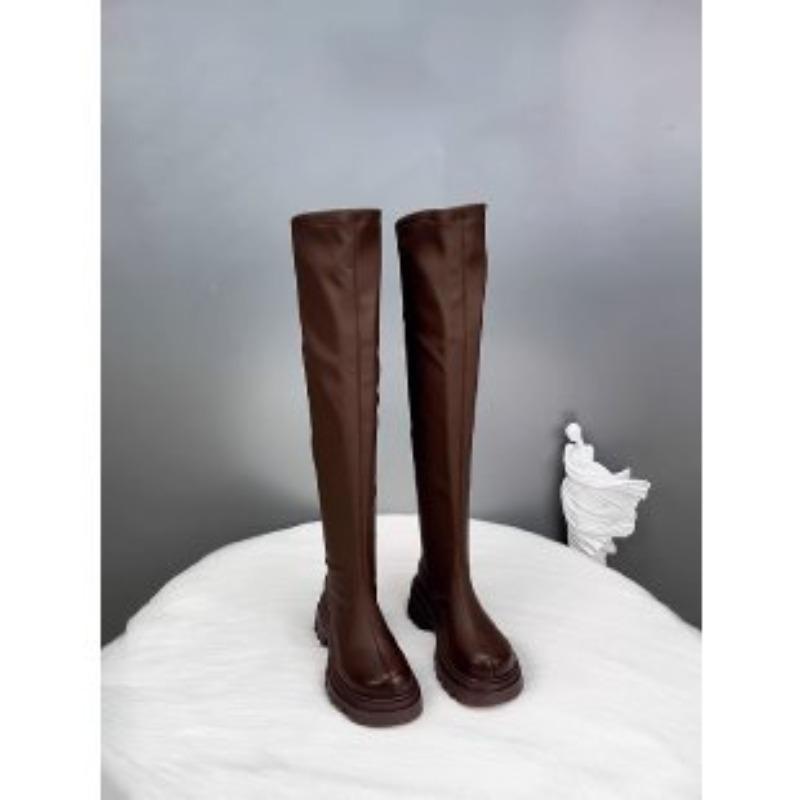 Autumn and winter knee boots long boots tall new tall knight versatile and thin knee boots