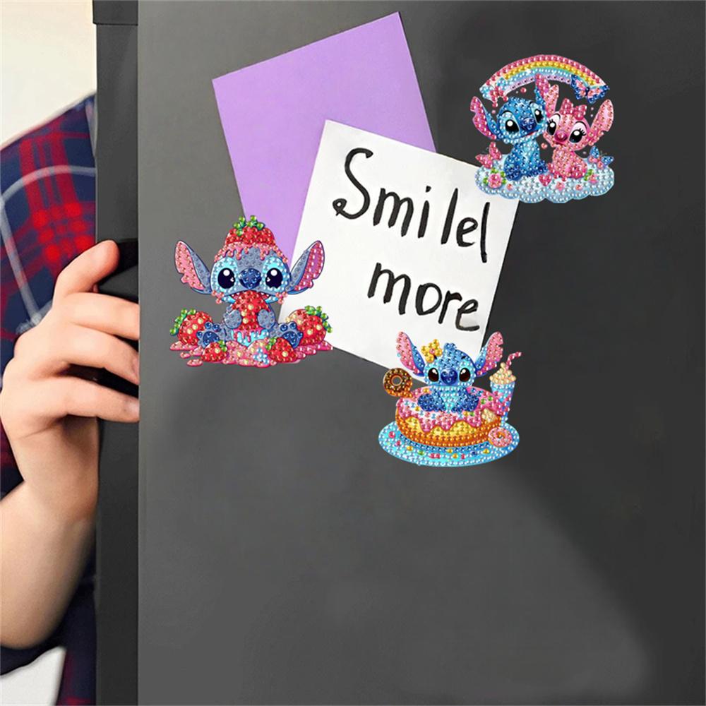 6pcs Diamond Painting Magnets for Refrigerator Diamond Art Fridge Magnets for Adults Diamond Art Refrigerator Magnets Kits