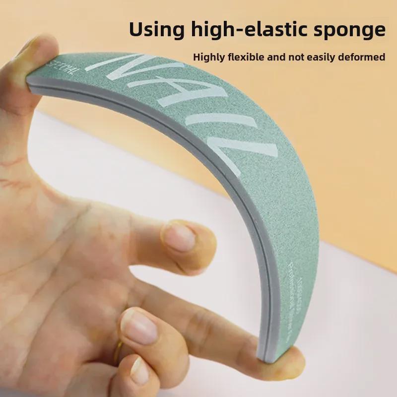 Professional Manicure Nail File and Buffing Set: Sponge, Scrub, and Sanding Strips for Polishing and Smoothing Nails