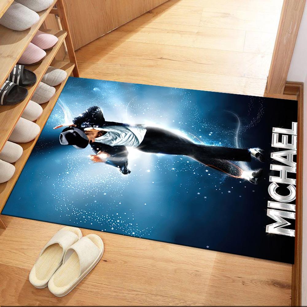 Michael Jackson 77 Floor Rug Office Rug Suitable for Dining Room Study room Kitchen Foyer Anti-slip Rug Anime Office Decor