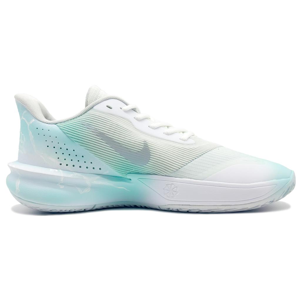 Nike Precision 7 Abrasion Resistant Low top Basketball Shoes Men's Mint Green FN4322-100(Team1108-)