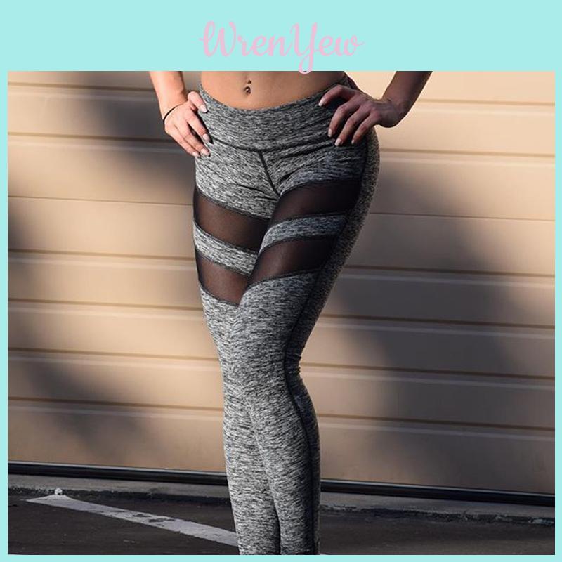 Fashion Womens Black Sports Gym Yoga Running Fitness Leggings Pants Trousers Ne