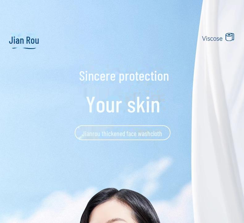 Kostenloser Versand auf weichen Einweg-Gesichtstüchern aus Baumwolle - Dick, doppelseitig verwendbar, Reinigungs- und Schönheitstücher im Rollenstil
