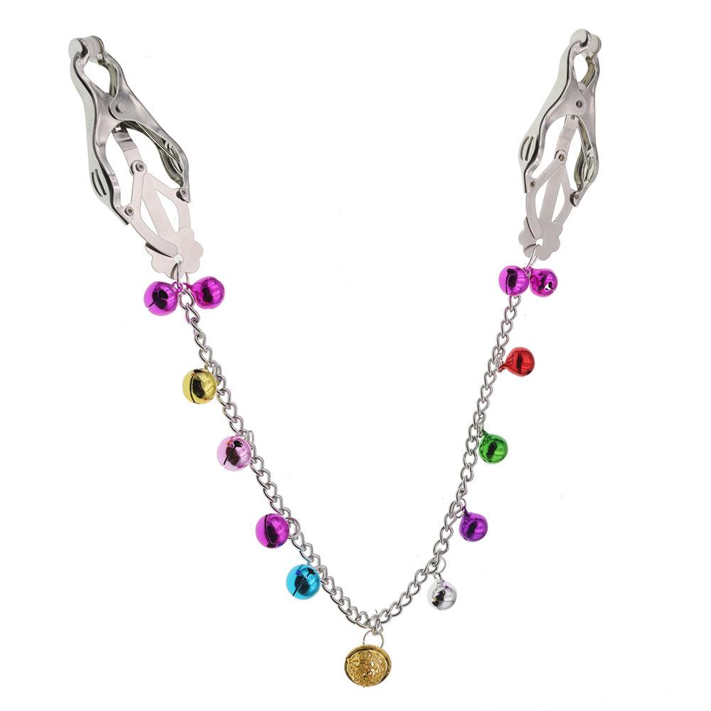 Nipple Clamp Sexy Bell Nipple Clamp Breast Decoration Female Seductive Couple Passion Adult Toy Sex Tool Love Aid