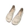 Soft sole soft surface hollow new spring and summer new foot breathable shoes comfortable non-slip single shoes