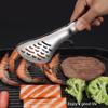 Multifunkční nerezové kuchyňské kleště Vydlabané Kleště na chléb Gril Steak Klip Barbecue Odvod oleje Svorka Domácí kuchyňské doplňky