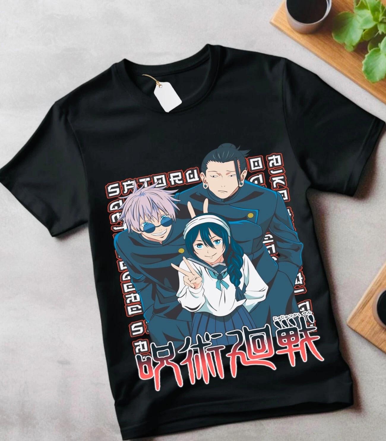 

Футболка Jujutsu Kaisen Чосо Девочка Аниме Манга JJK Подарок Футболка Мягкая футболка подарок S