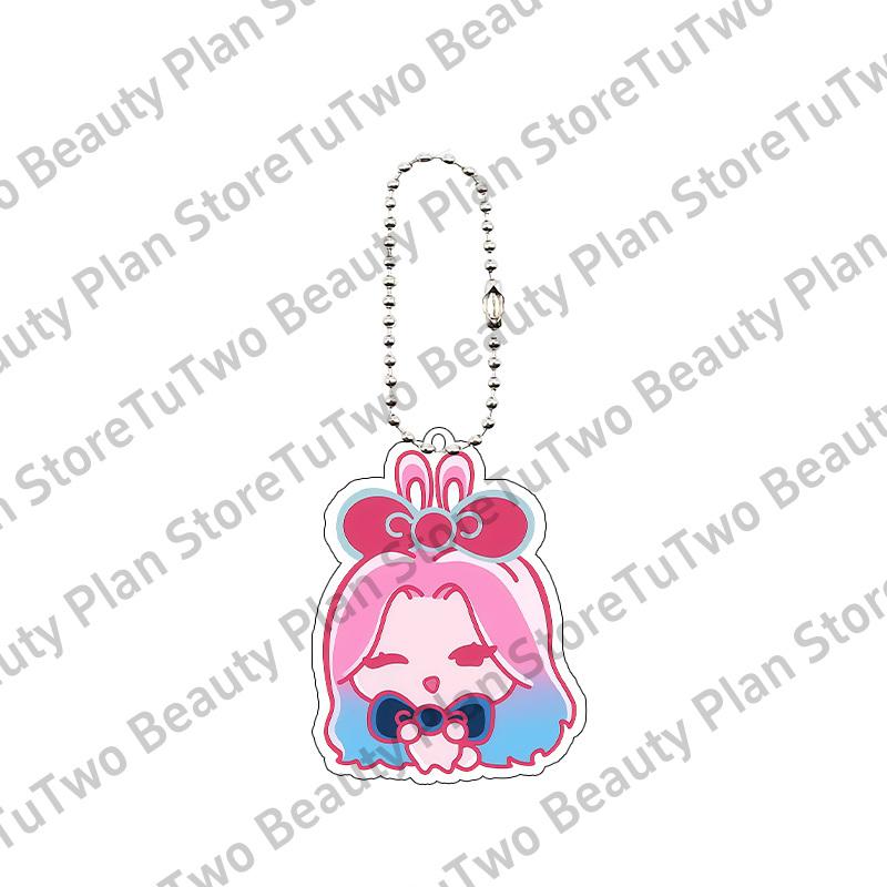 Q-Version Anime Cartoon ALIEN STAGE Acryl Schlüsselanhänger Kreativ MIZI SUA TILL Auto Rucksack Anhänger Charm Schmuck Fan Geschenke Spielzeug