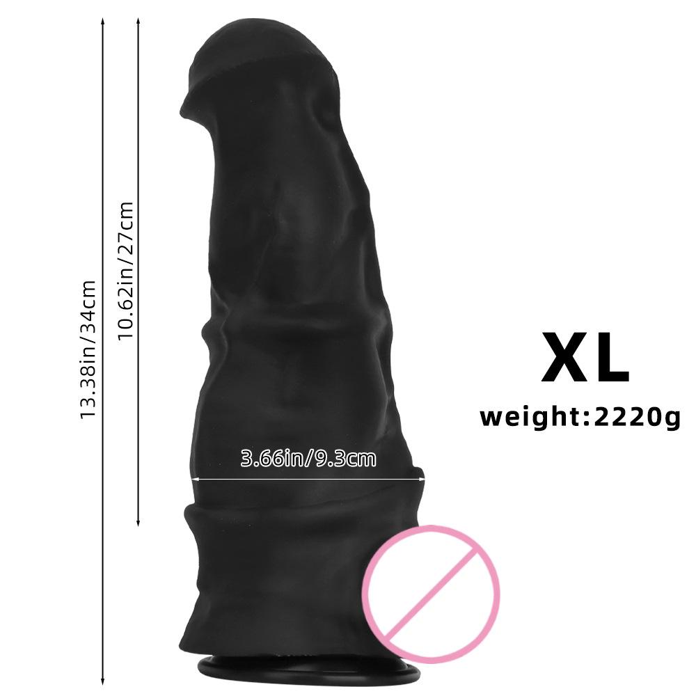 New Large Thick Horsehead Anal Plu Soft Silicone for Men and Women Extra Large Anal Plug