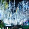 Jianixiong LED Ice Strip Waterfall String Lights