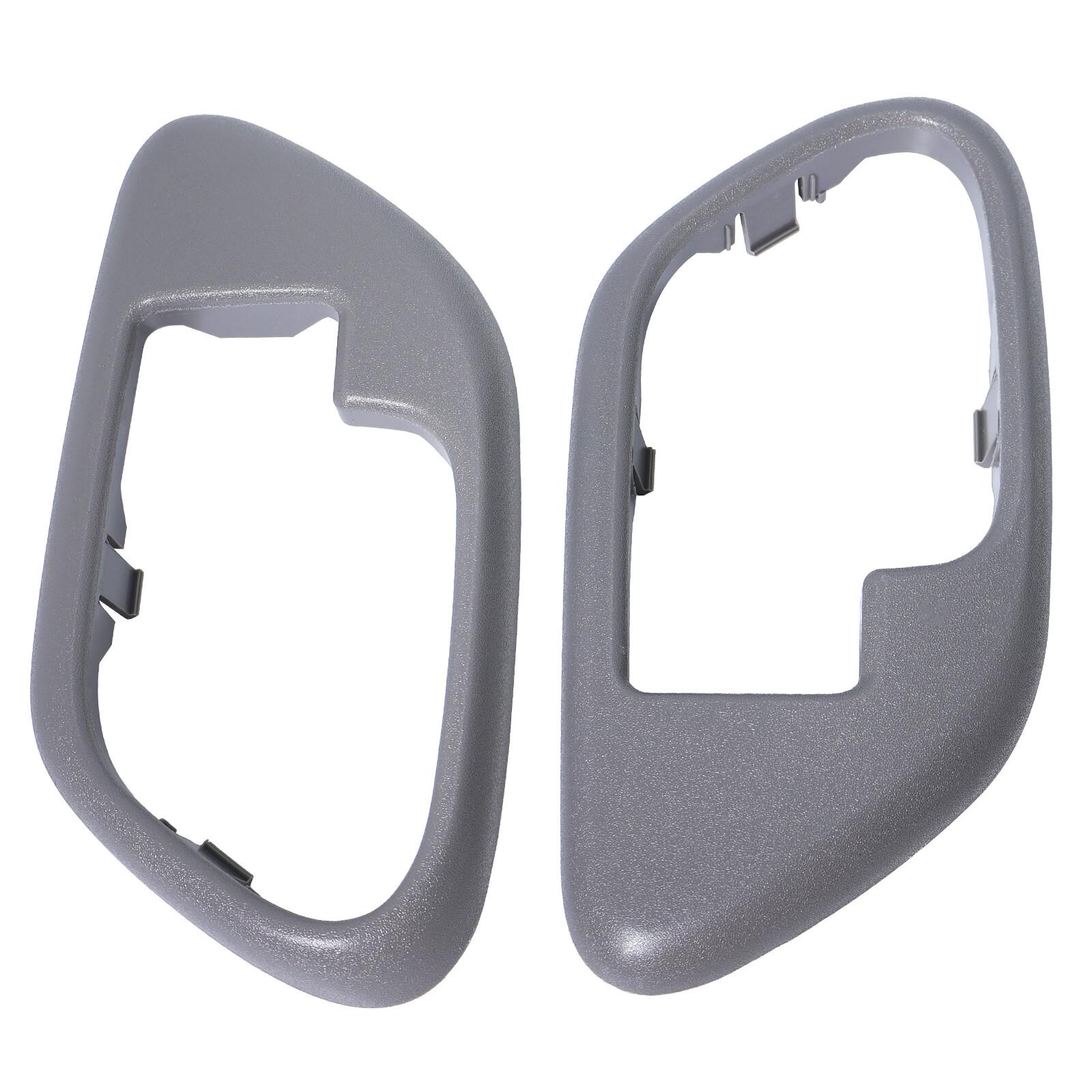 Interior Door Handle Trim Gray Pair Set For Chevy GMC Yukon C3500 C2500 Truck