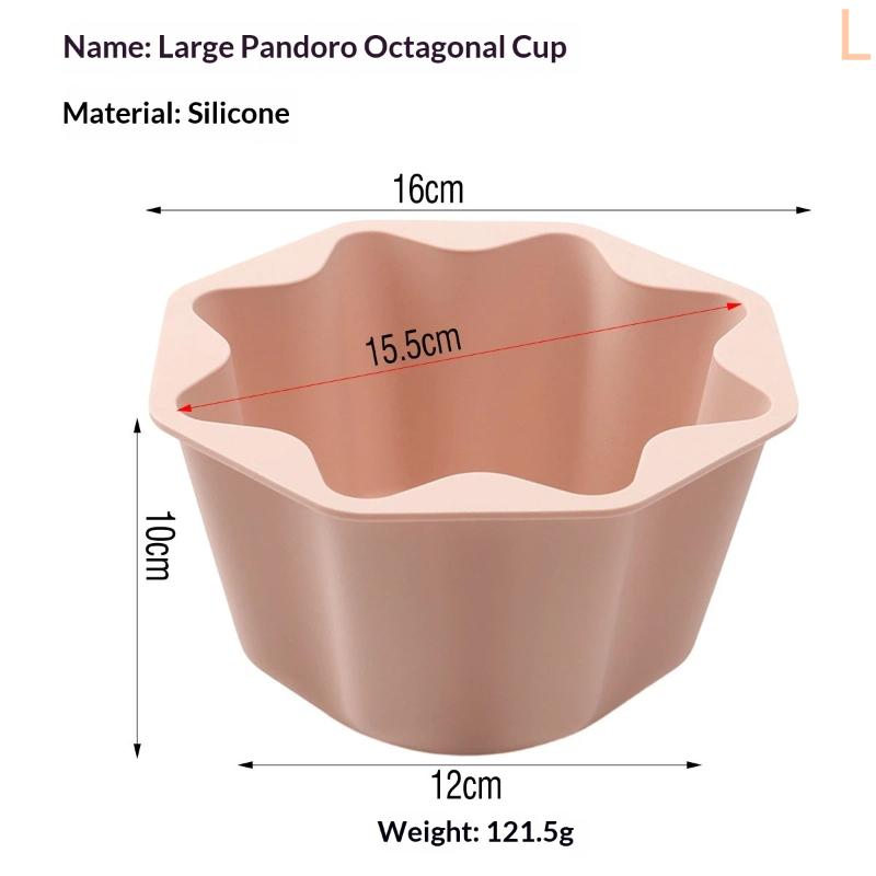 Stampo Ottagonale in Silicone per Alimenti Antiaderente Strumenti da Forno per Mousse, Budino, Pasticceria e Preparazione di Dolci