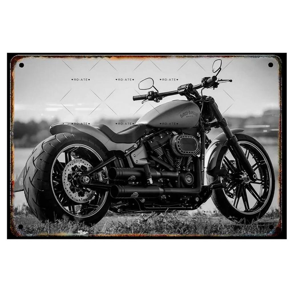 Plaque Metal Tin Signs Motorcycles Wall Decoration Vintage Art Posters Iron Painting for Man Cave Home Cafe Garage Club Bar