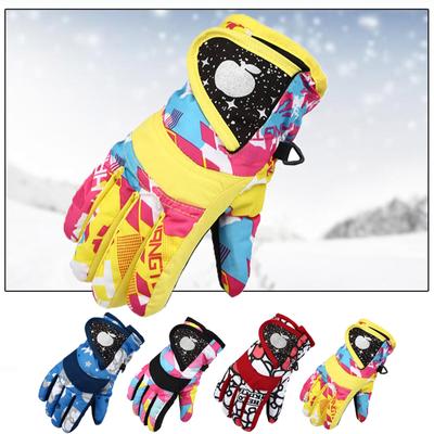 (Joy choose)Winter Gloves for Kids Boys Girls Snow Windproof Mittens Outdoor Sports Skiing
