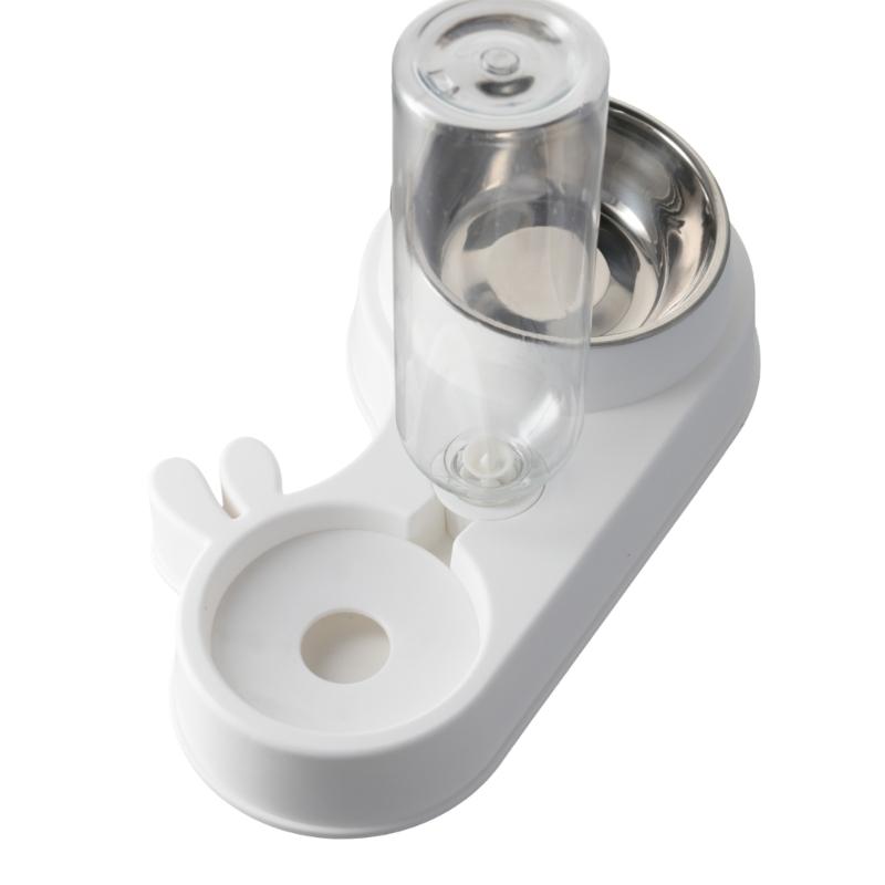 Pet Food Feeders and Waterer Detachable Cats Water Fountain Bowl Food Container Automatic Bowl Supply