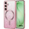 Case for Samsung Galaxy S26 FE, Soft Silicone Anti-Scratch with Magnetic Ring - Pink